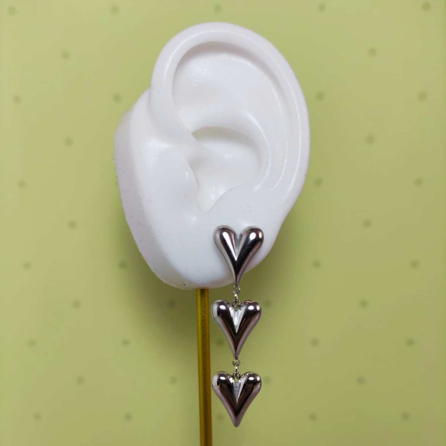 Aretes largos para mujer