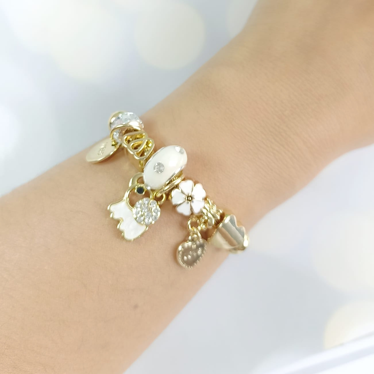 Pulsera elefantes para mujer