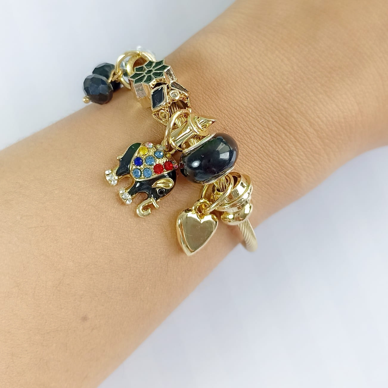 Pulsera elefante para mujer
