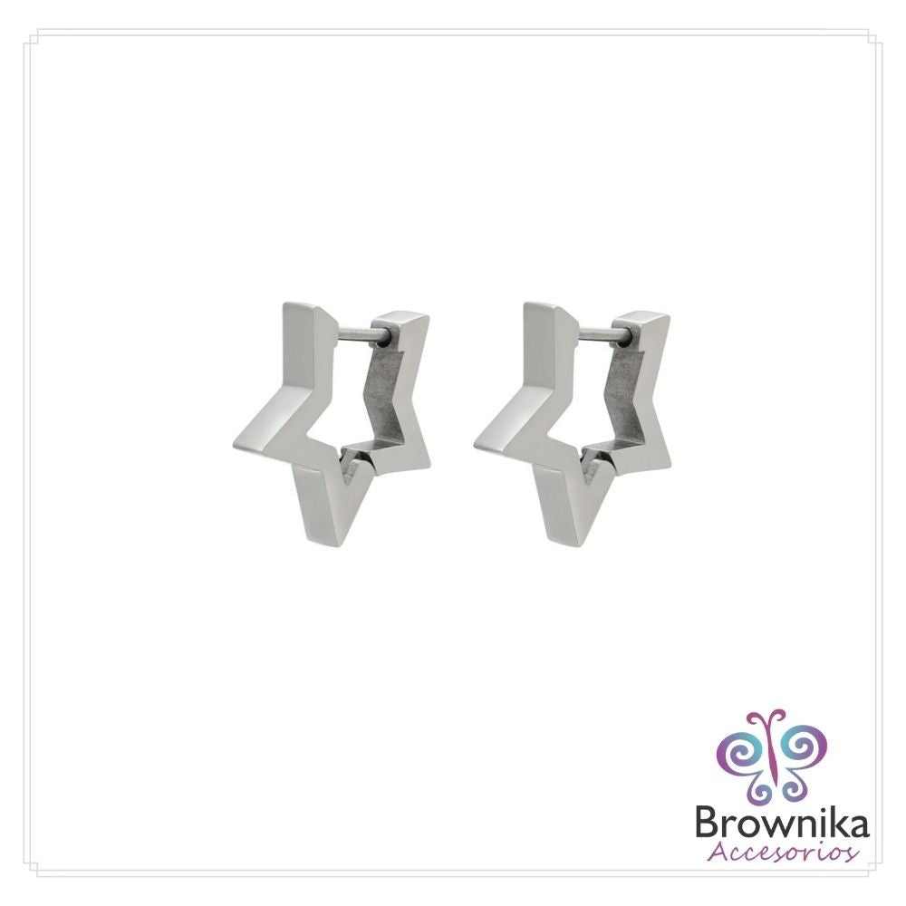 Candogas Estrellas Pequeñas Plateadas