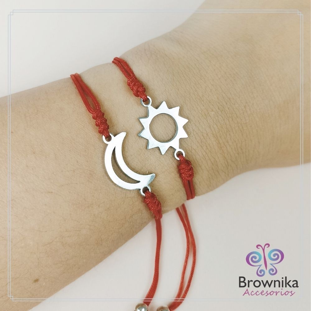 Set Pulseras para Compartir Sol y Luna