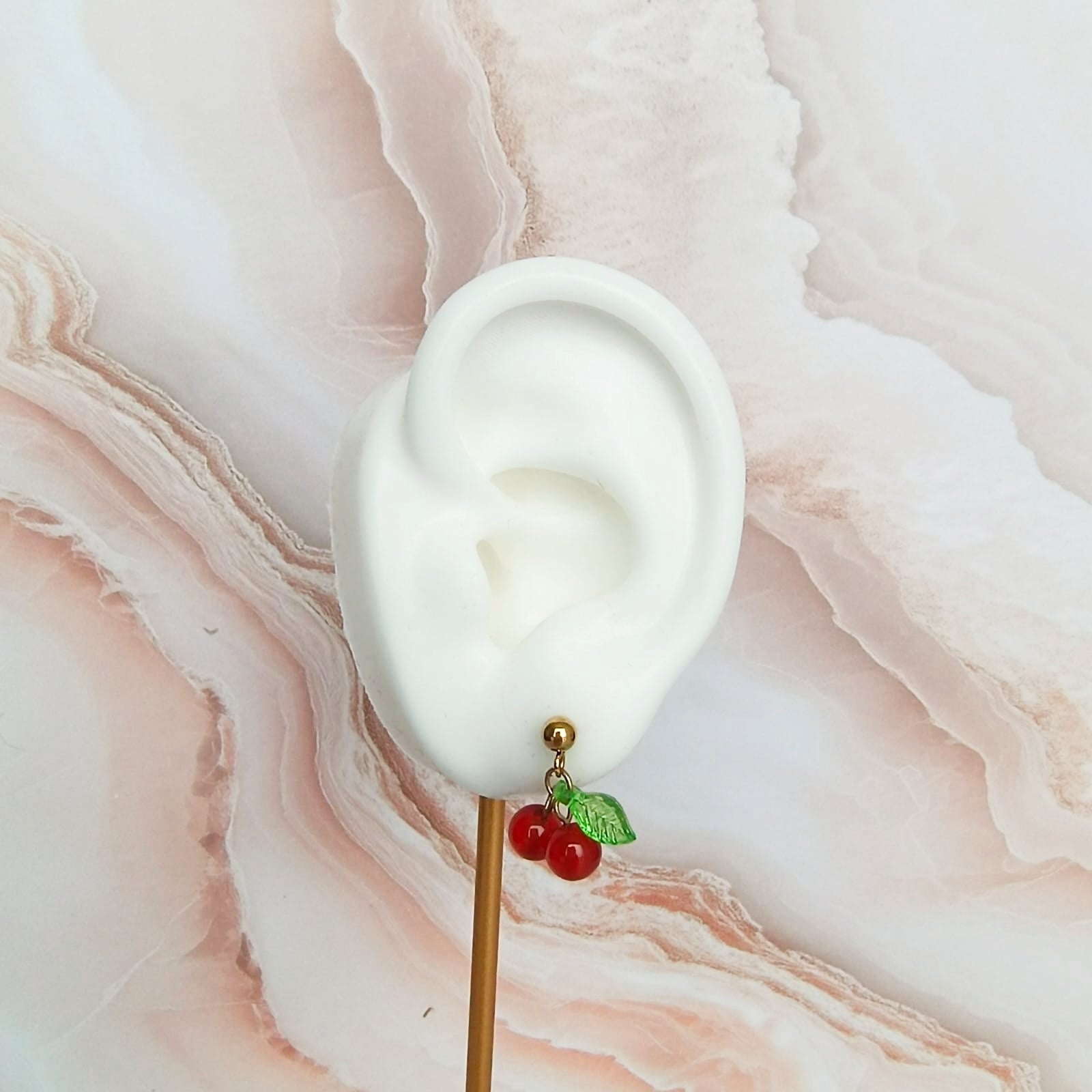 Aretes Cereza para Mujer