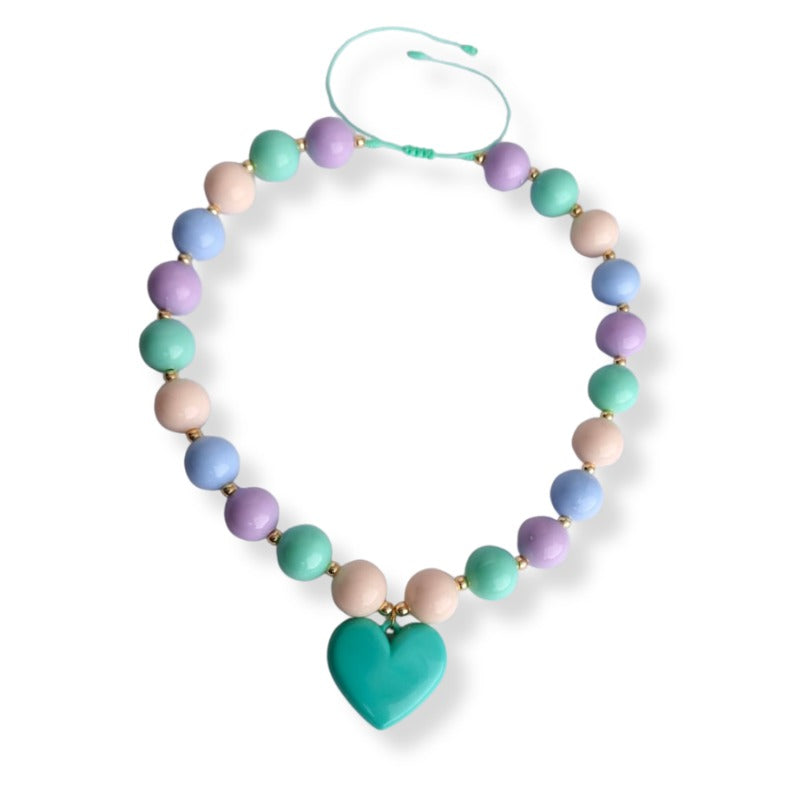 Collar Bubbles colores pastel