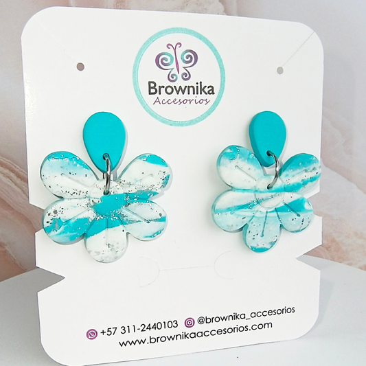 Aretes para Mujer Turqueza