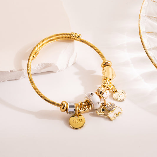 Pulsera elefantes para mujer