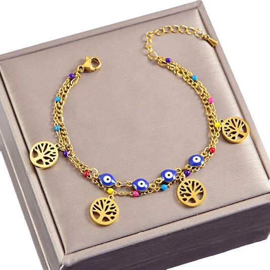 Pulsera arbol de la vida para mujer