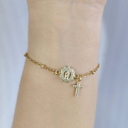 Pulsera Virgen para mujer