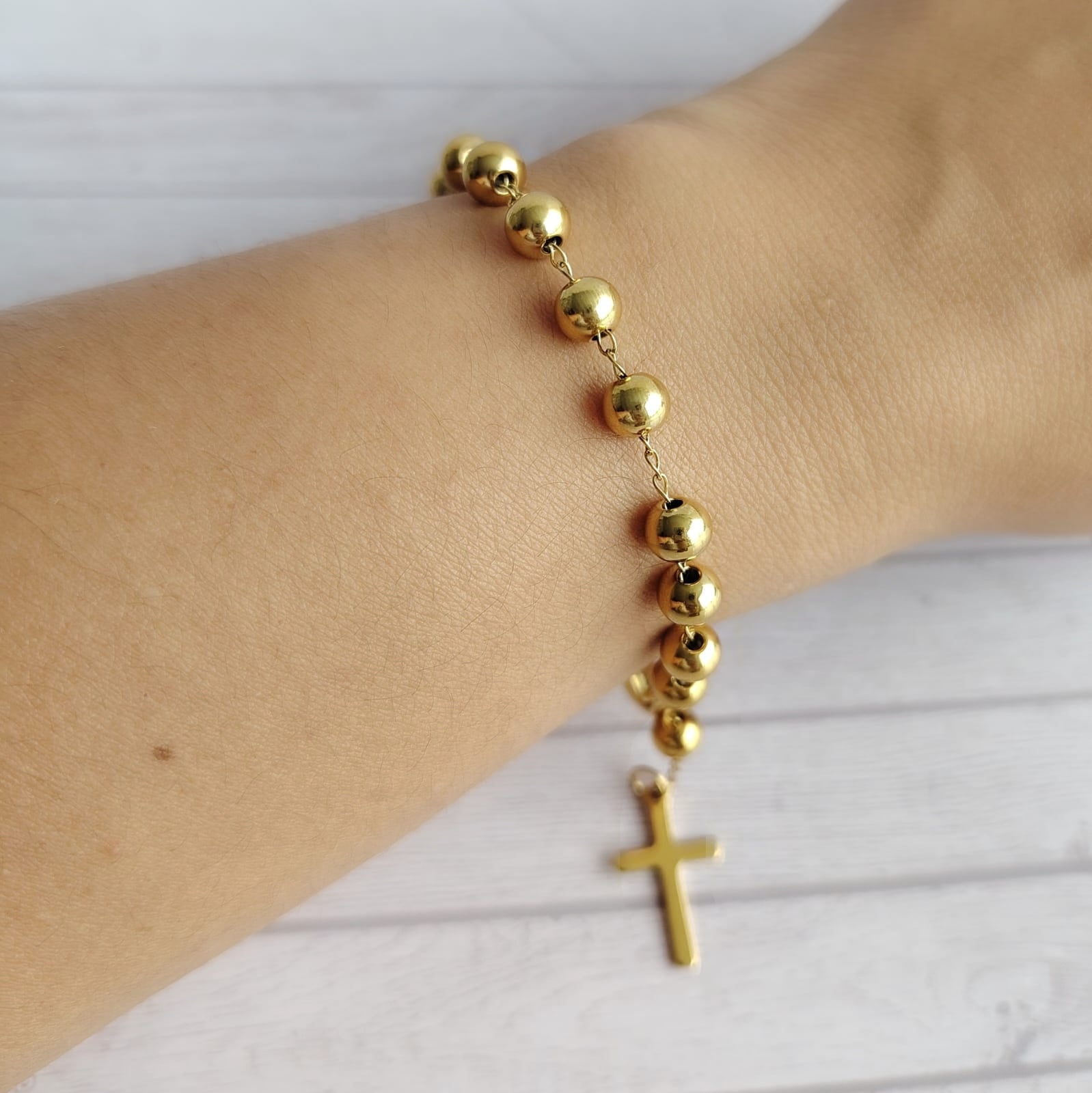 Pulsera Dije San Benito Mujer