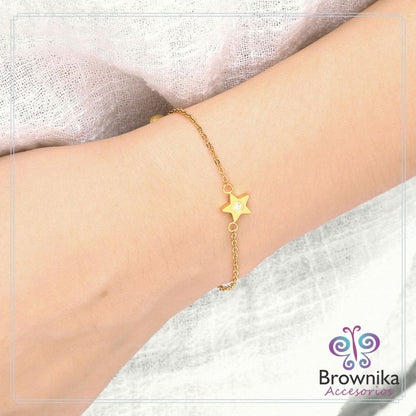 Pulsera Minimalista Estrella Circón